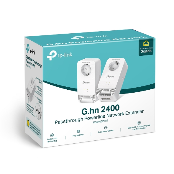 Сетевой передатчик TP-Link Pg2400p Kit G. hn2400