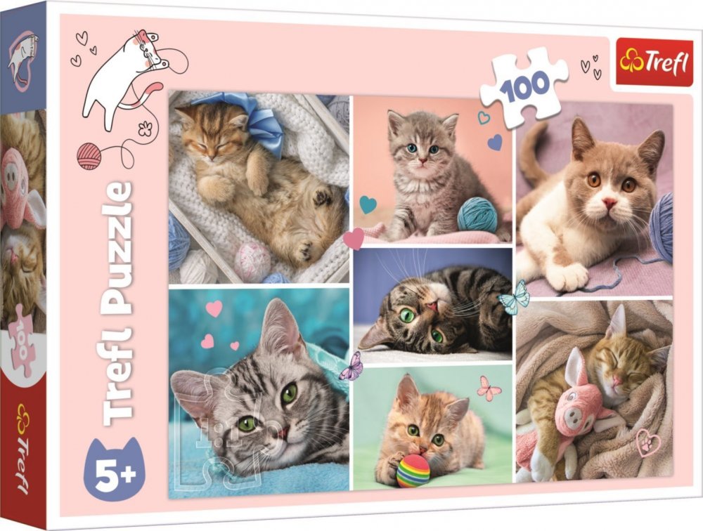 

Puzzle Trefl W kocim świecie 100 el. 16420
