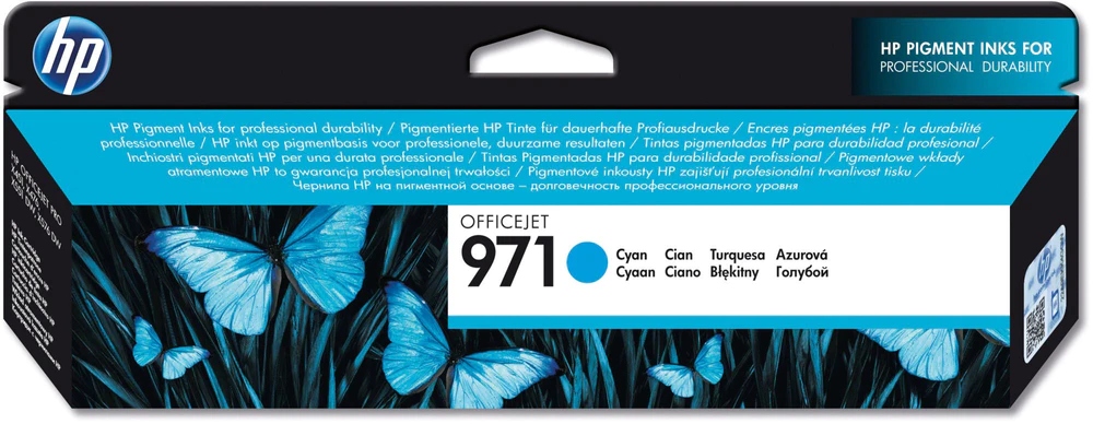 Atrament Hp 971 Cyan CN622AE Dátum 12/2018