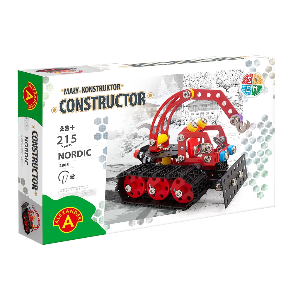 Mały konstruktor Nordic Alexander 215 el. OPIS