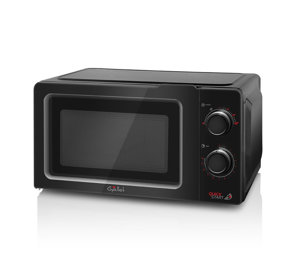 KUCHENKA MIKROFALOWA MIKROFALA MIKROFALÓWKA WOLNOSTOJĄCA MOCNA CZARNA 20L Grill brak