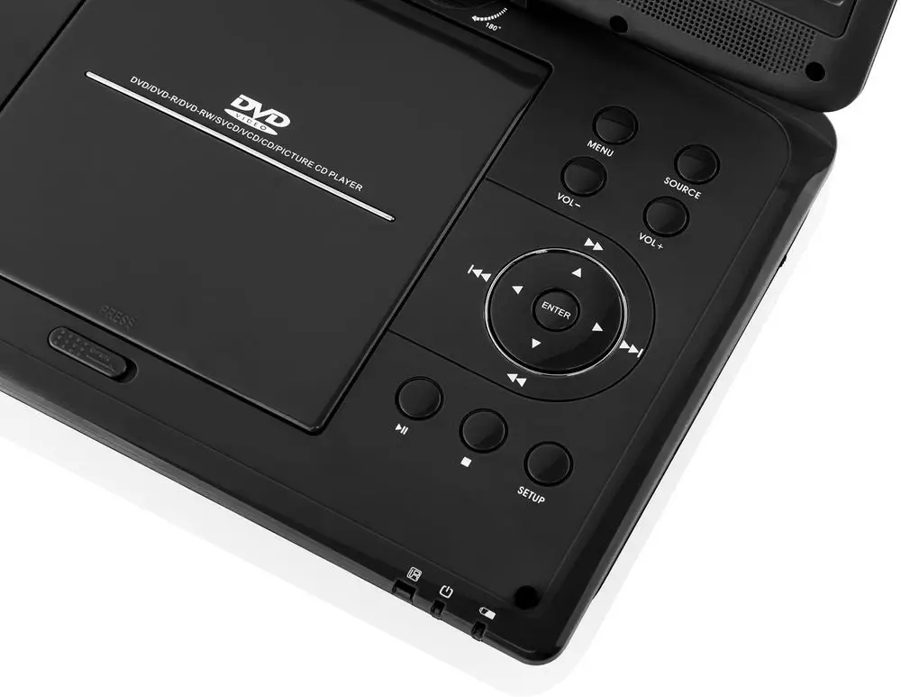 PRZENOŚNY ODTWARZACZ DVD SAMOCHODOWY TELEWIZOR 10 CALI DVBT2 USB SD HDMI Model PDX 1043 SU