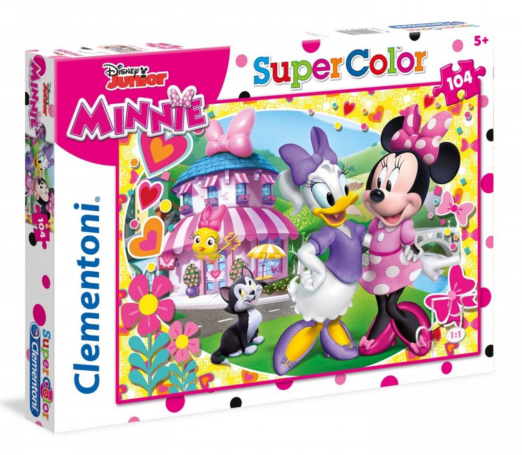Clementoni Puzzle Supercolor 104 Minnie 27982-Zdjęcie-0