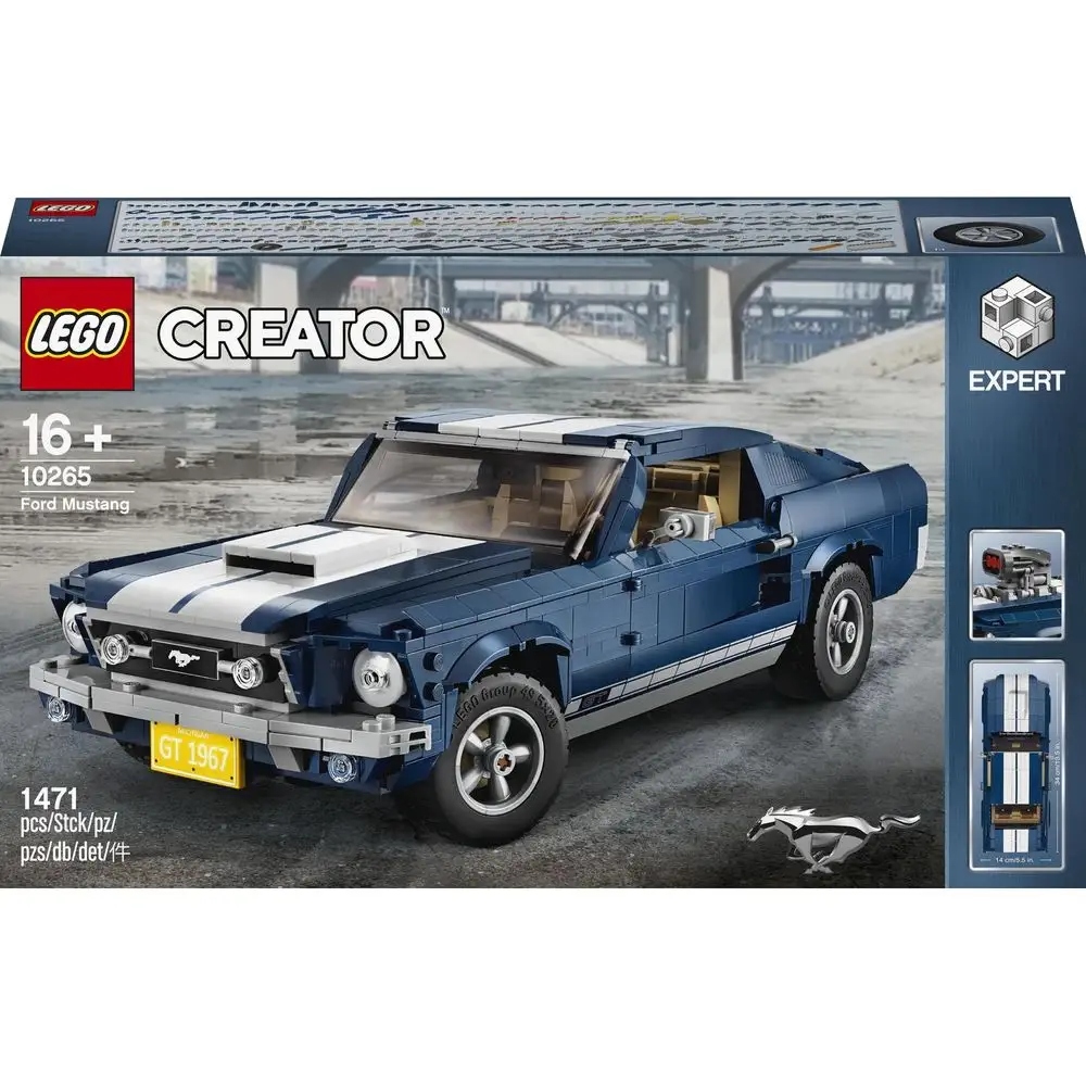 LEGO Creator Expert 10265 Ford Mustang MUSCLE CAR Kultowy Klasyk Minimalny wiek dziecka 16