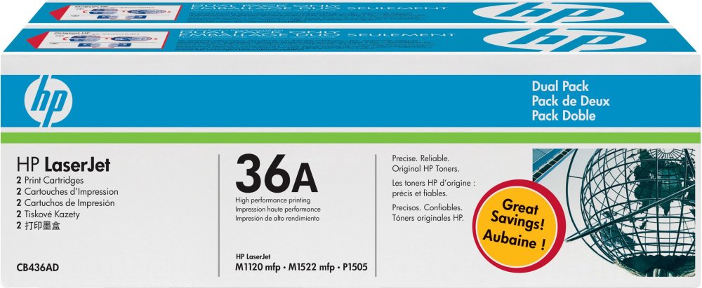 Toner Hp CB436AD čierna