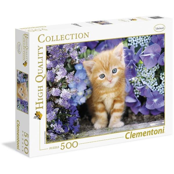 

Puzzle 500 el. Kot Clementoni PCL-30415