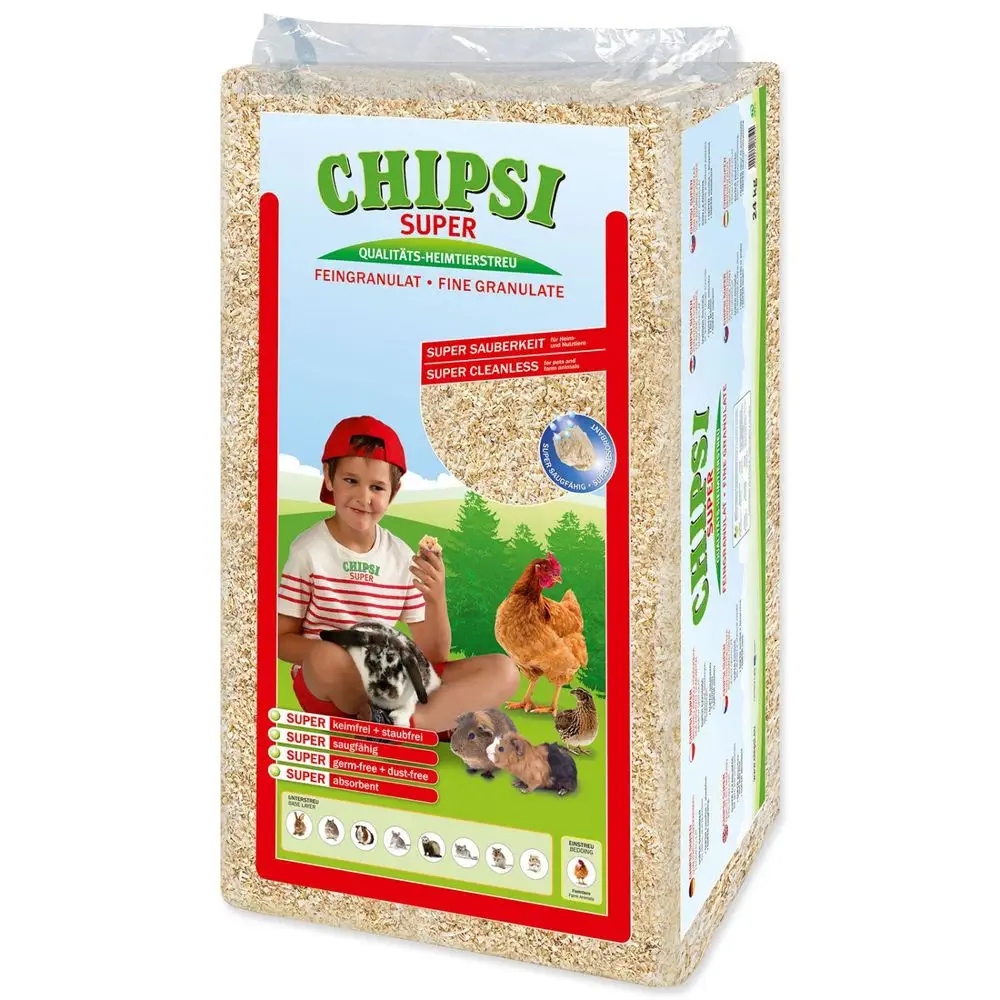 Levně Dřevěná podestýlka Chipsi 24 kg