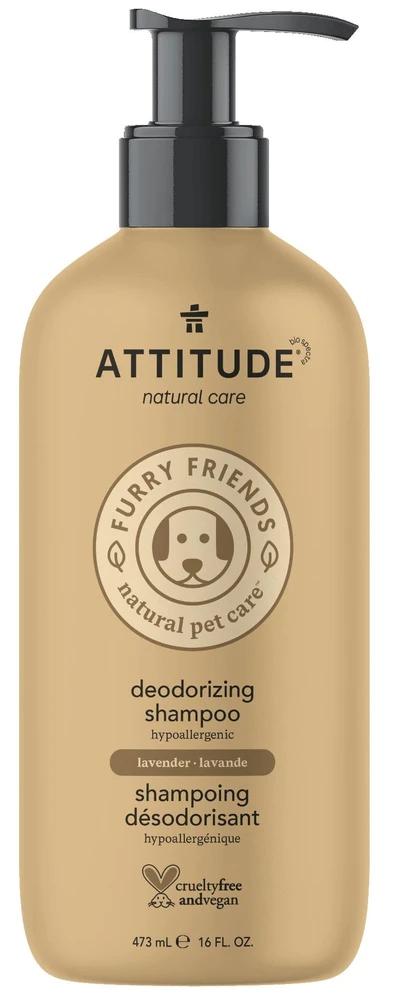 Levně Emulze Attitude Furry Friends Deodorizační šampon pro domácí zvířata 473 ml