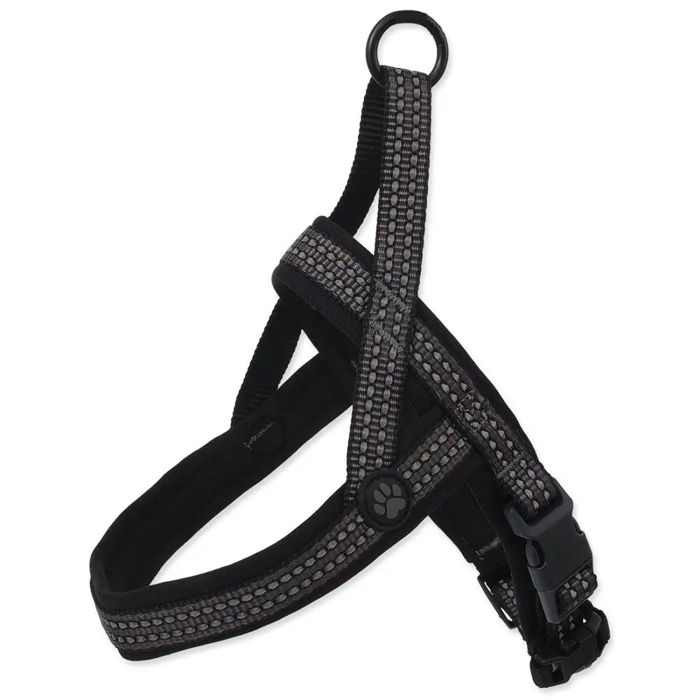 Levně Postroj Active Dog Neopren šedý XL