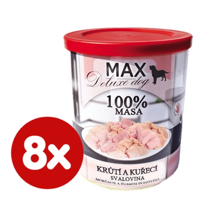 Falco Max deluxe krůtí a kuřecí svalovina 8x800 g