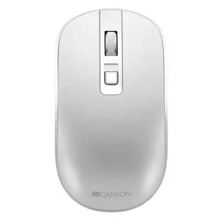 CANYON Mysz bezprzewodowa MW-18 Akumulator Perłowa Biała — 6