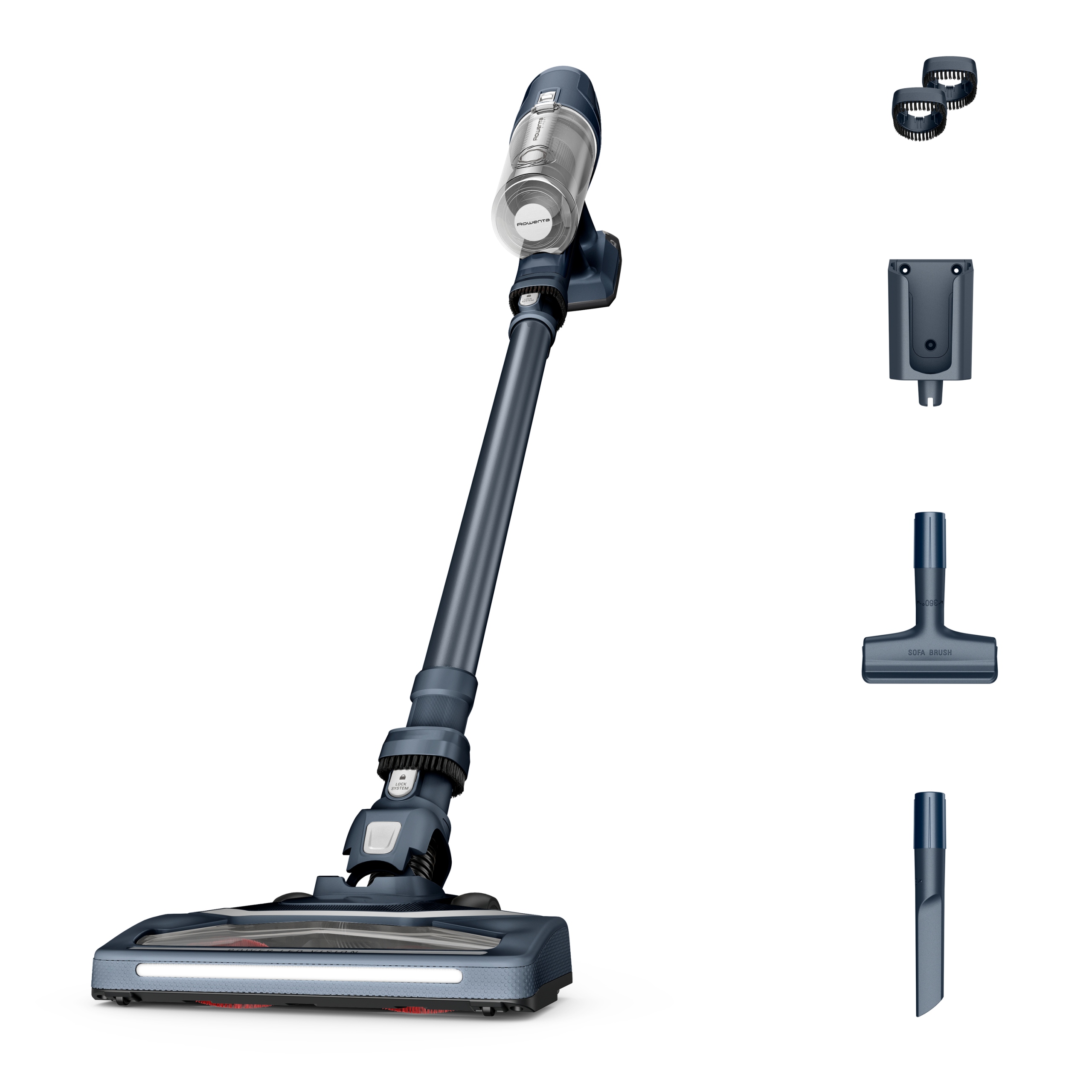 Tyčový vysavač Rowenta RH6831EO stříbrný/šedý