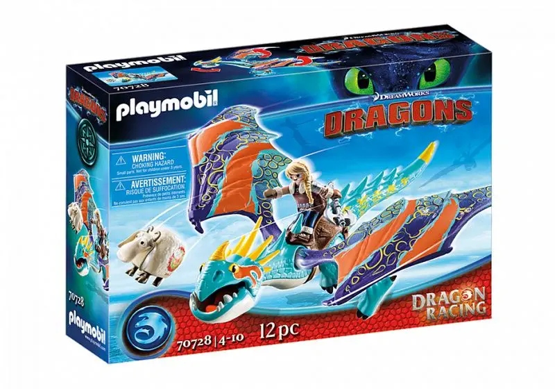 Playmobil Dragon Racing 70728 Playmobil - MEGA Zestaw
