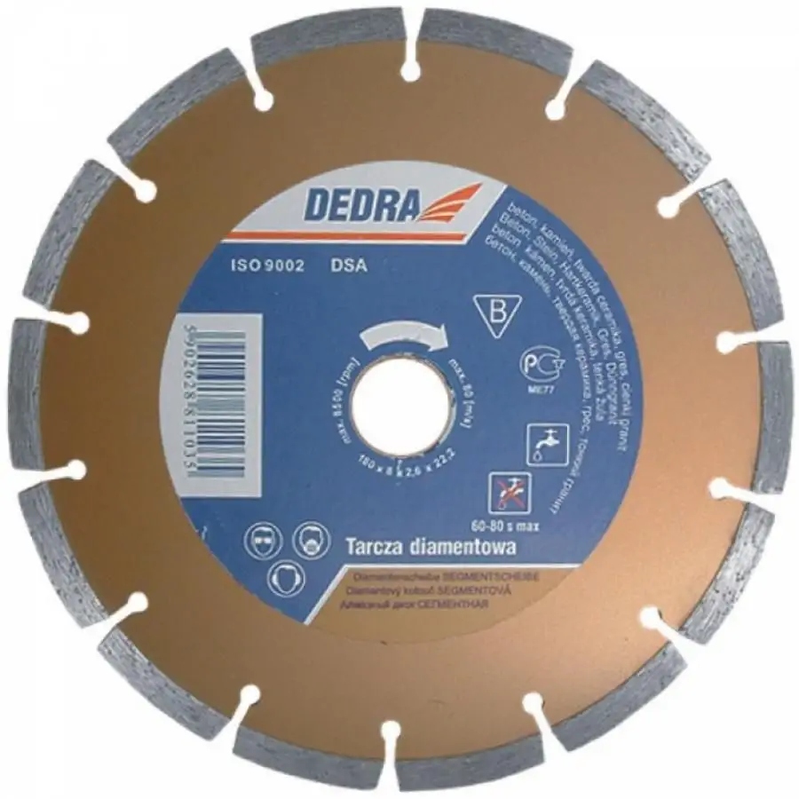 Dedra Tarcza segmentowa 230 mm 22,2 H1109