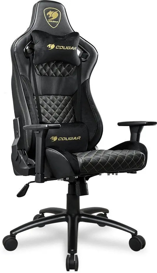 COUGAR Fotel Gamingowy Outrider S Royal, Czarno-Złoty — 17
