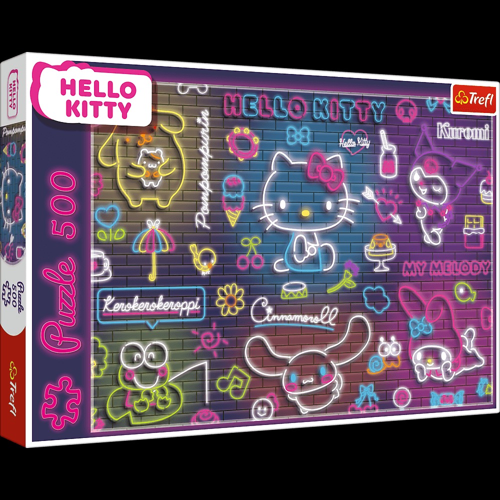 PUZZLE 500 NEON HELLO KITTY 37523