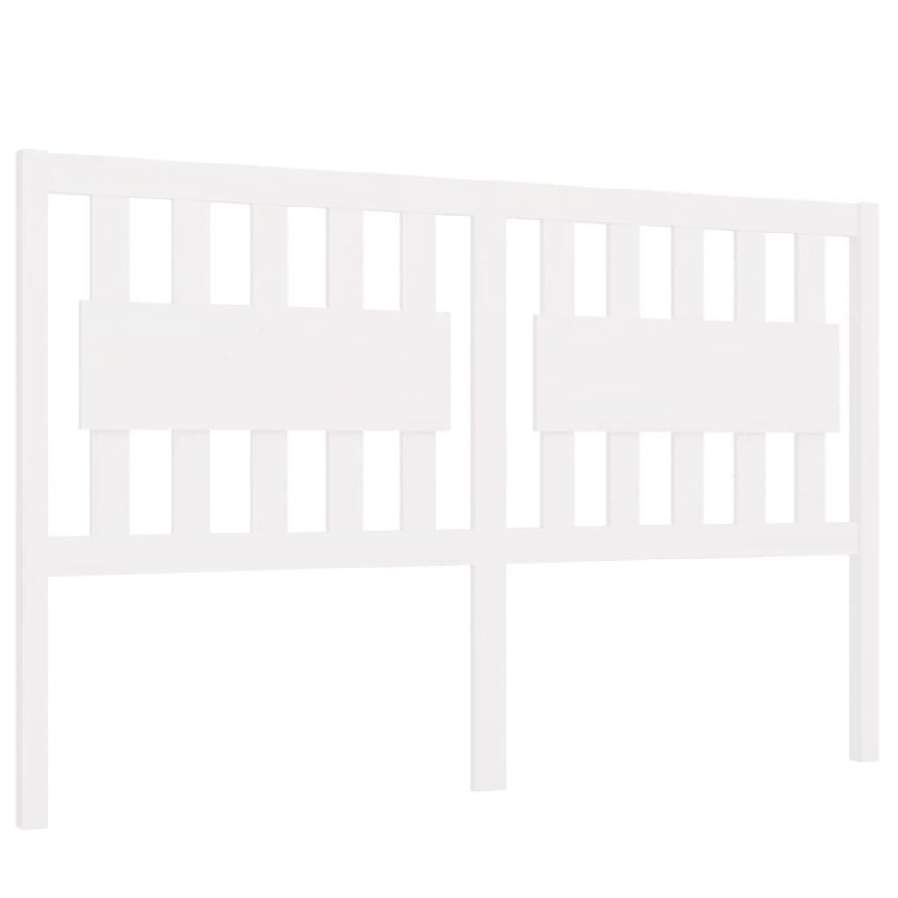 VidaXL čelo postele, bílá, 165,5x4x100 cm,