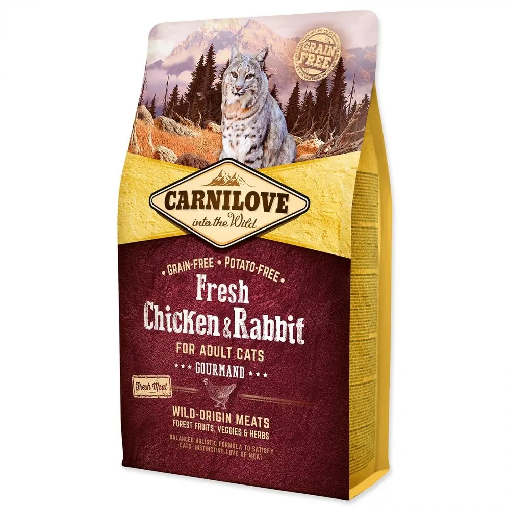Levně Chicken & Rabbit Gourmand for Adult cats 2 kg