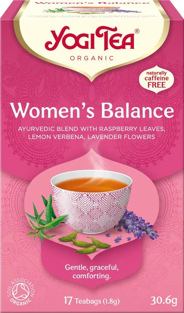 Yogi Tea Čaj pro ženy – rovnováha (women's balance) Bio 30,6 g