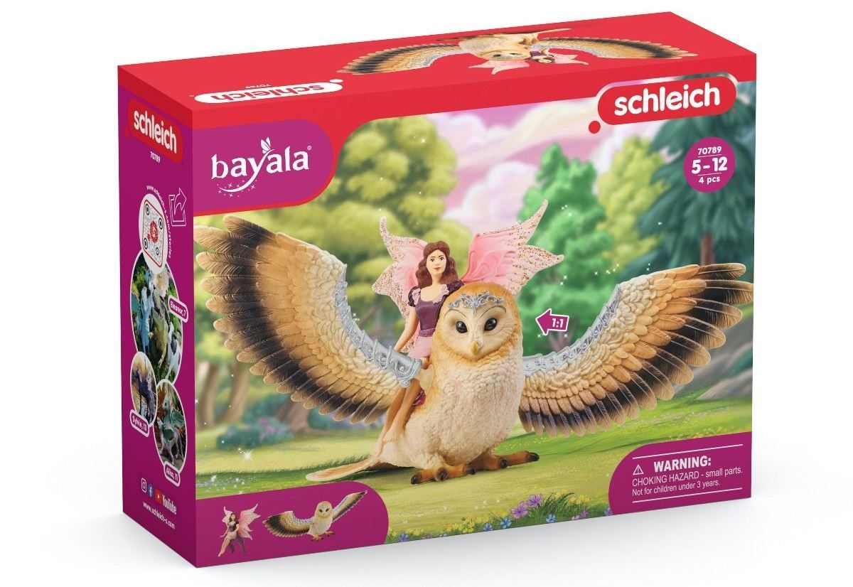 Wróżka lecąca na sowie SLH70789 Schleich