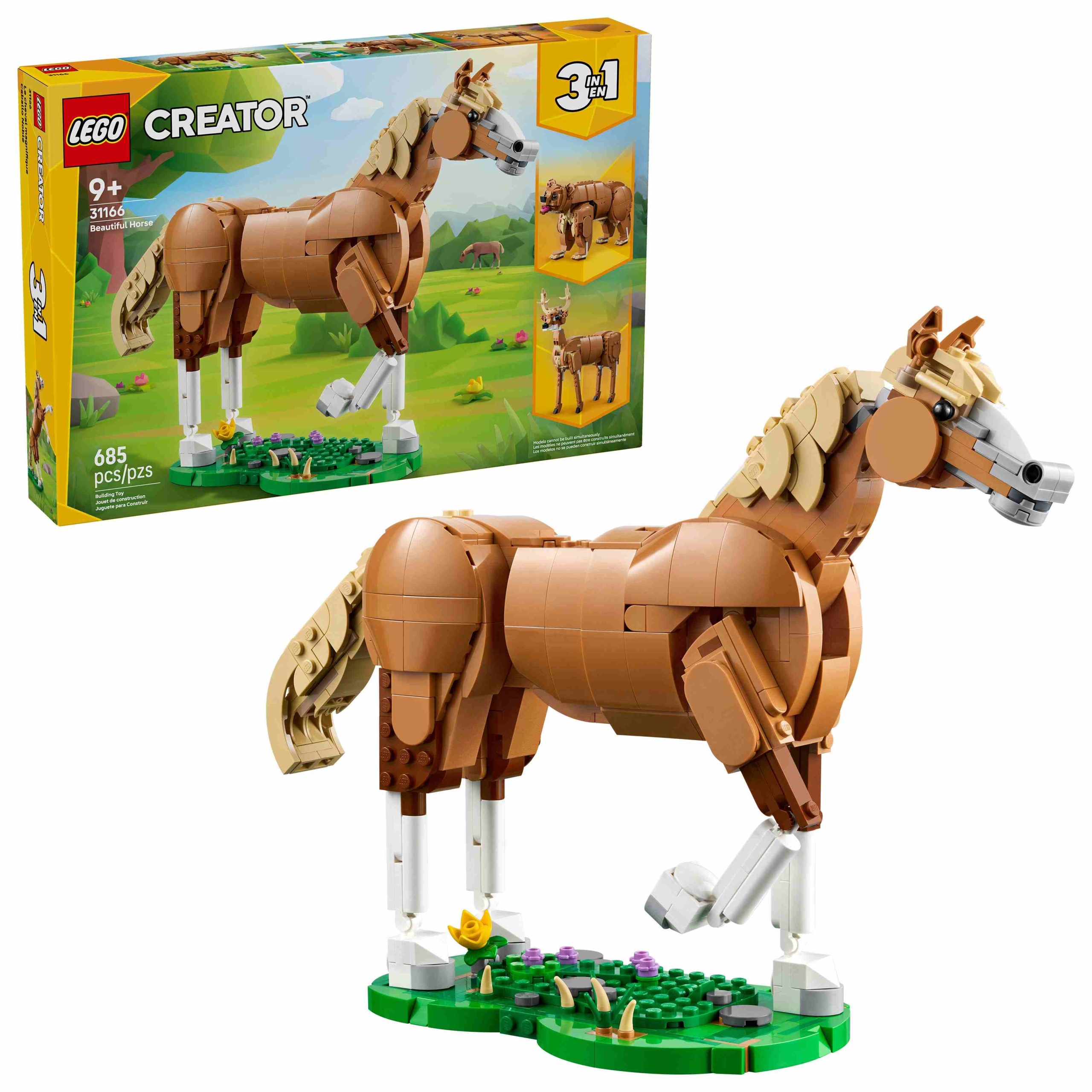 LEGO Creator 3 в 1 31166 красивая лошадь