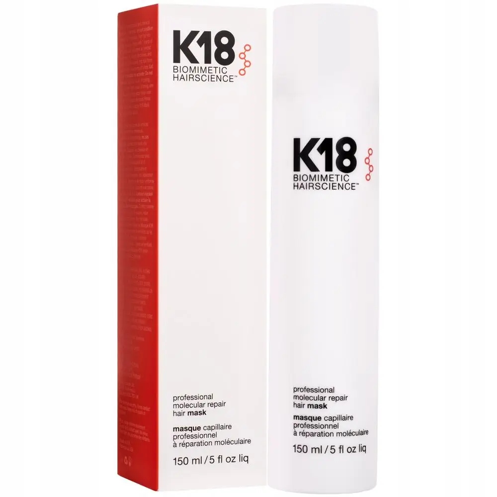 K18 Molekulární regenerační vlasová maska Molekularní obnovující maska 150 Ml