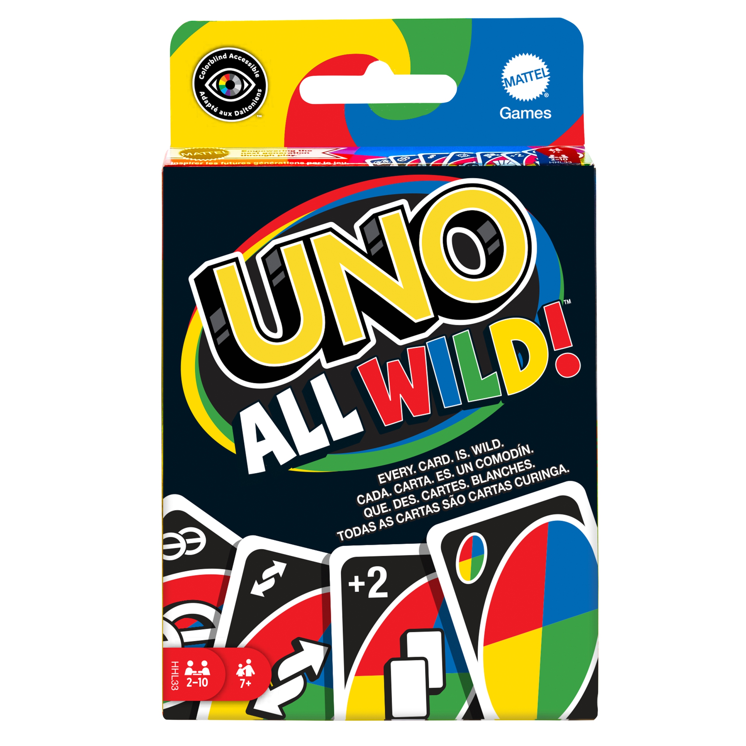 Mattel HHL33 Uno All Wild Gra karciana