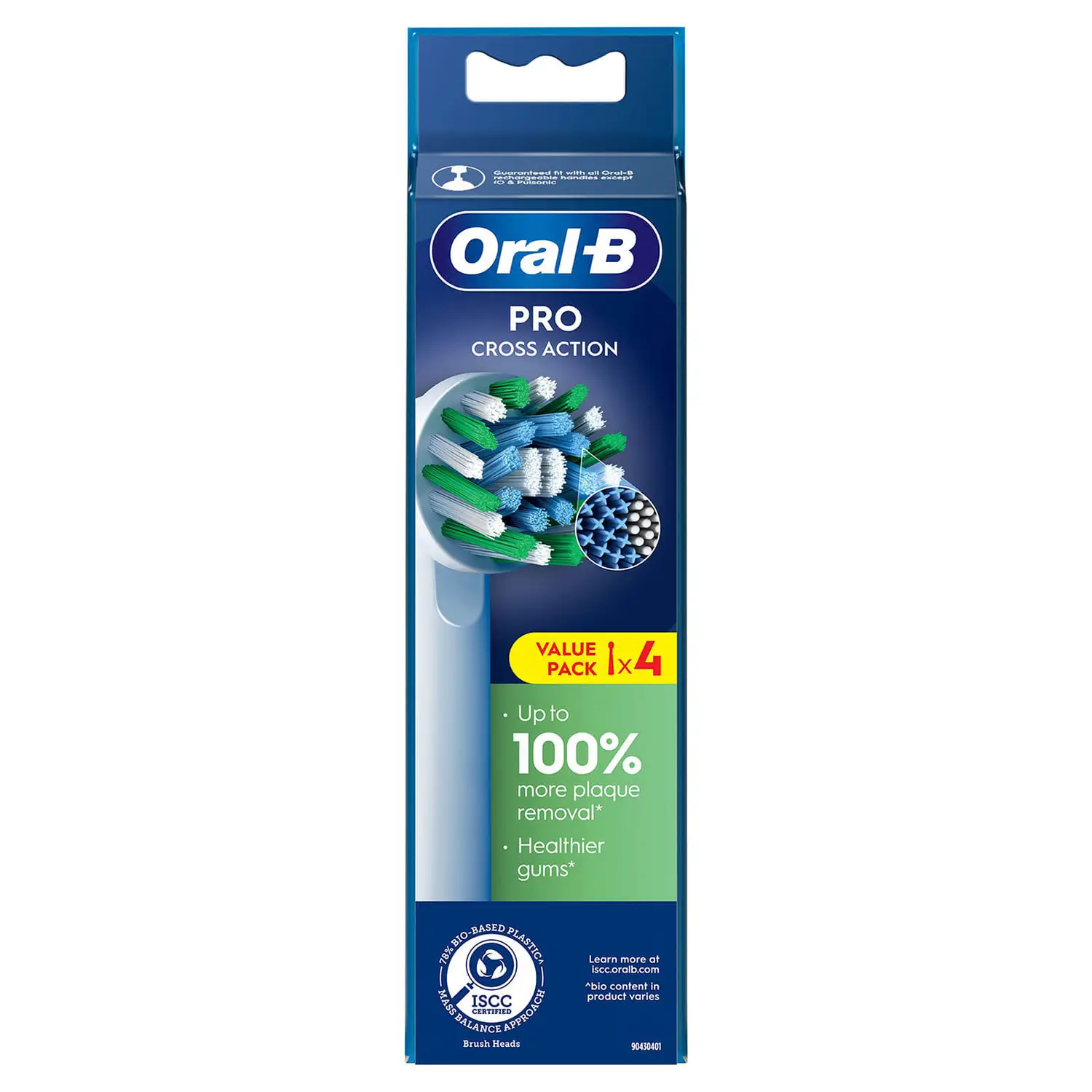 Oral-B PRO Cross Action Wymienne szczoteczeki x4