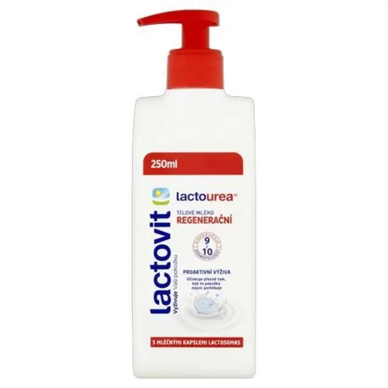 Lactovit Lactourea telové mléko regenerační 400 ml