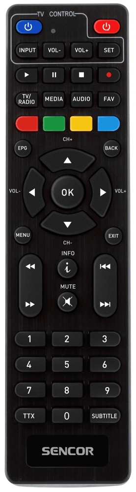 Pilot uniwersalny Sencor SDB czarny