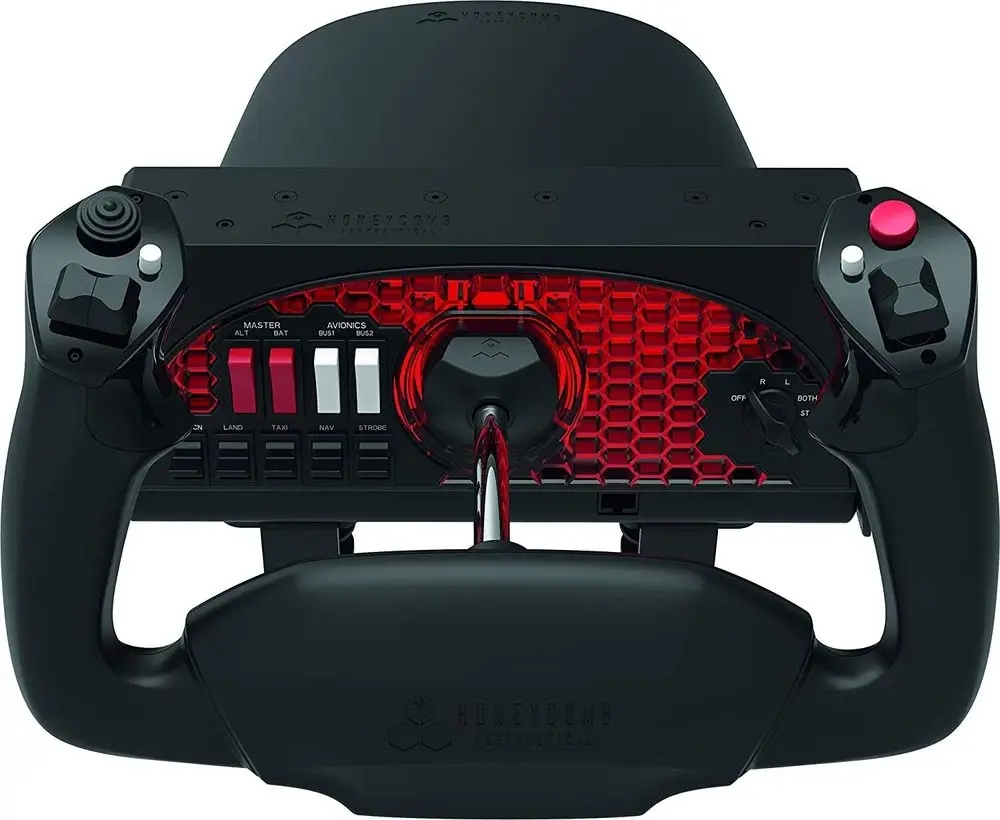 Joystick Honeycomb Aeronautical Alpha Flight Controls Yoke & Switch Panel