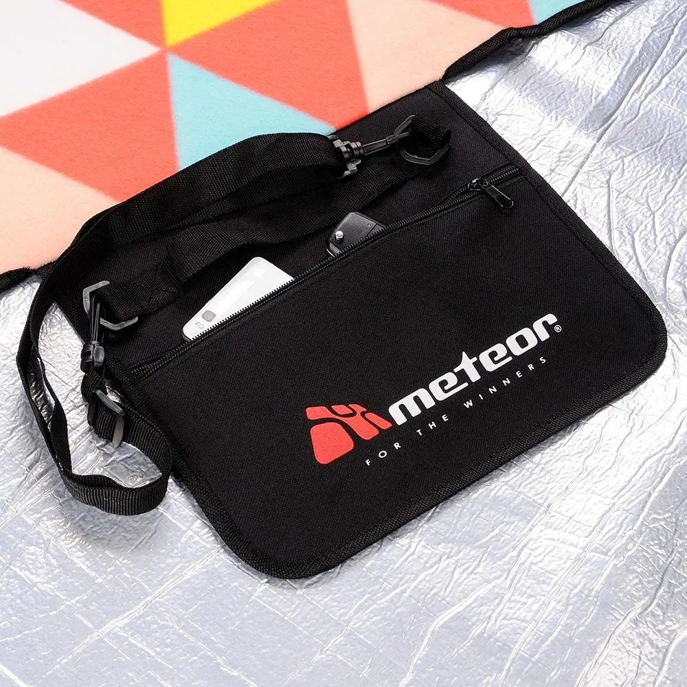 Koc piknikowy plażowy składany z kieszonką 2XL 200x200 Meteor Model 77110