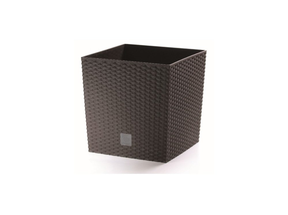 Doniczka RATO niska DRTS225L z wkładem | Umbra — 23