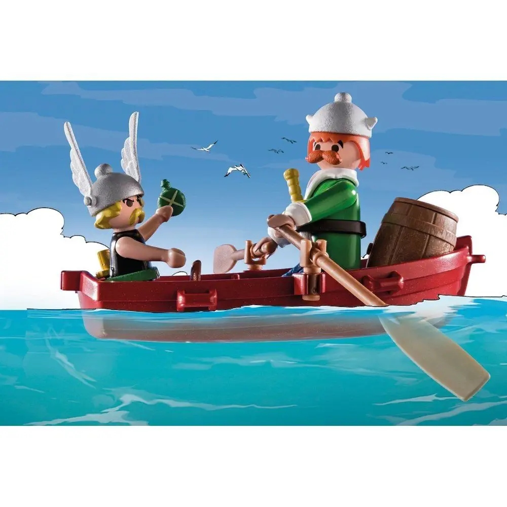 Адвент-календарь Playmobil Asterix 71087, пираты, корабль и лодка, 125 деталей, от 5 лет — фото 5