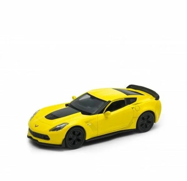 WELLY 2017 CHEVROLET CORVETTE Z06 1:34 METALOWY
