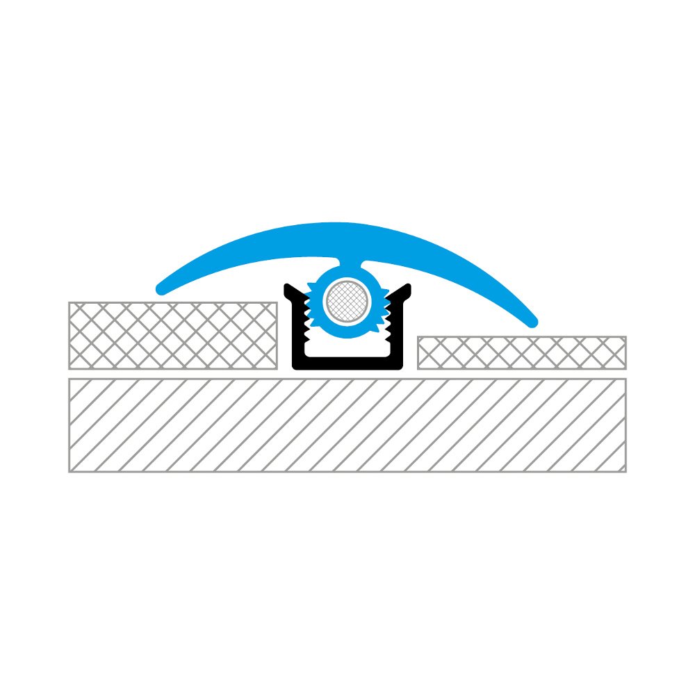 Elastyczny profil podłogowy Flexboard 3m Szerokość 37 mm