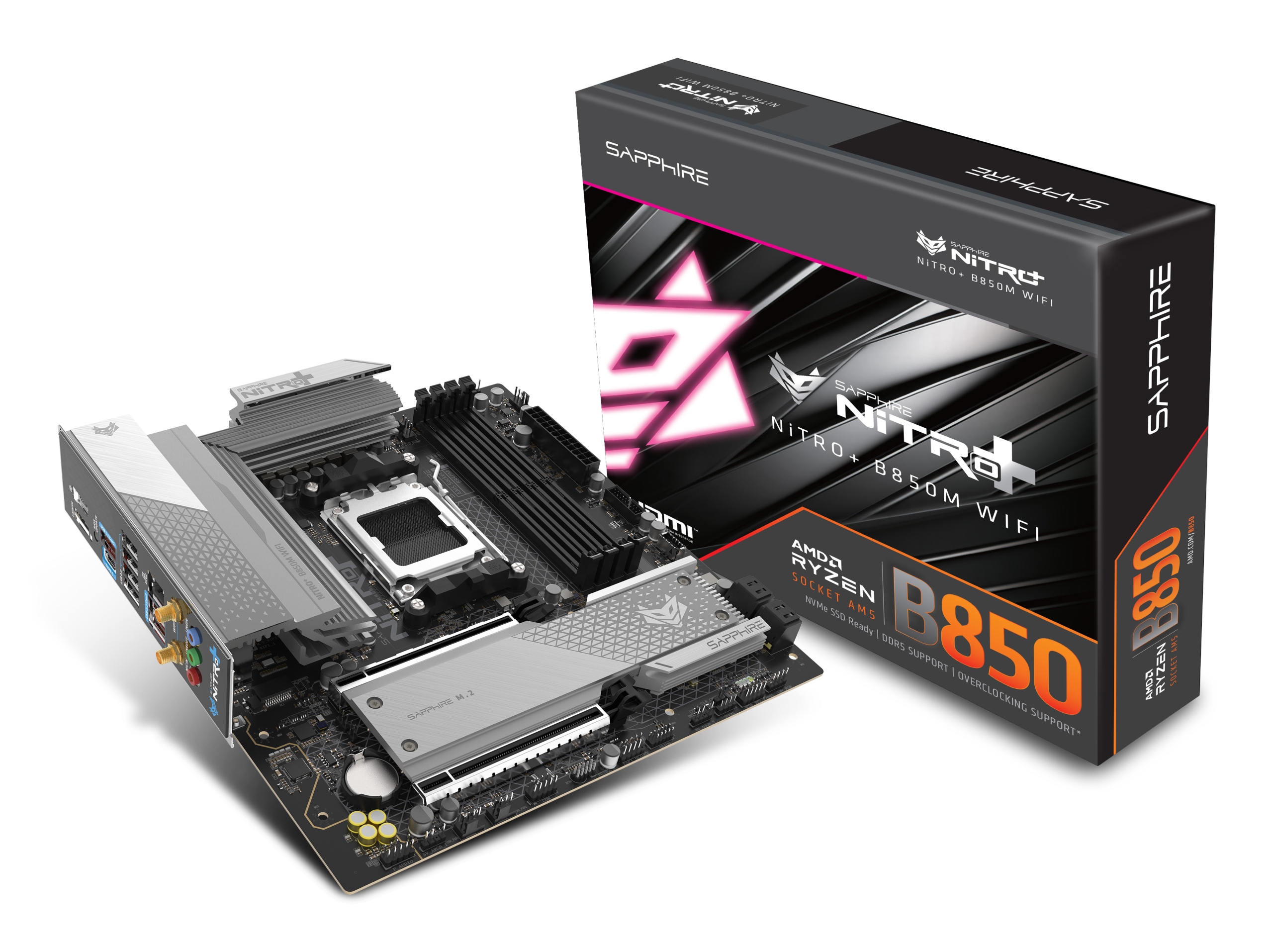 Sapphire Nitro+ B850M Wifi/ AM5/ mATX 52123-01-40G