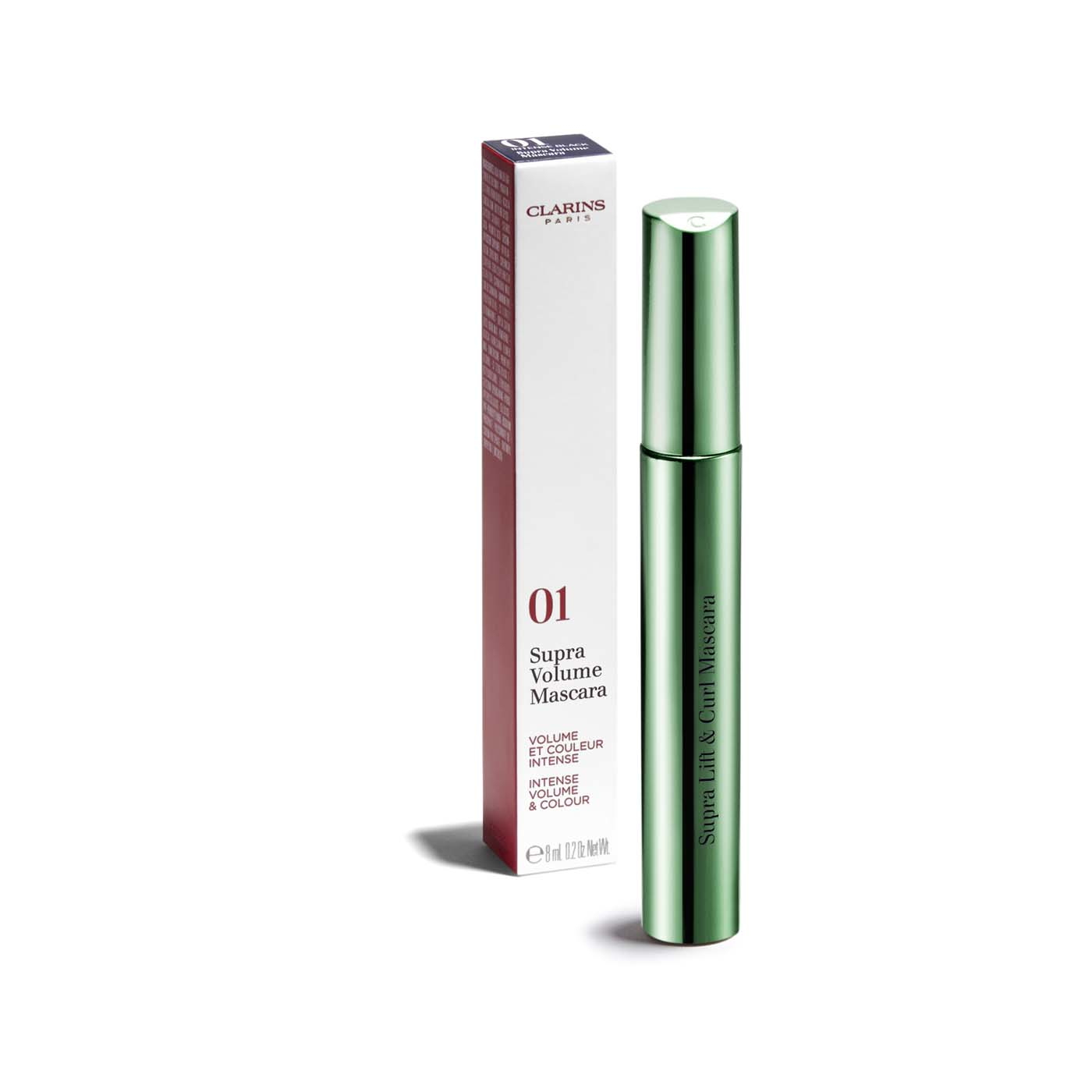 Clarins Supra Lift & Curl Mascara řasenka 8 ml 01 Black 8 g