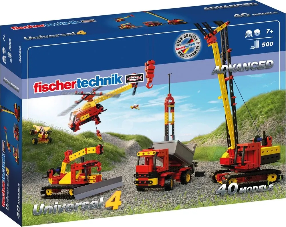 Fischertechnik Advanced 4 Zestaw Konstrukcyjny 40 Modeli Dzieci Dorośli