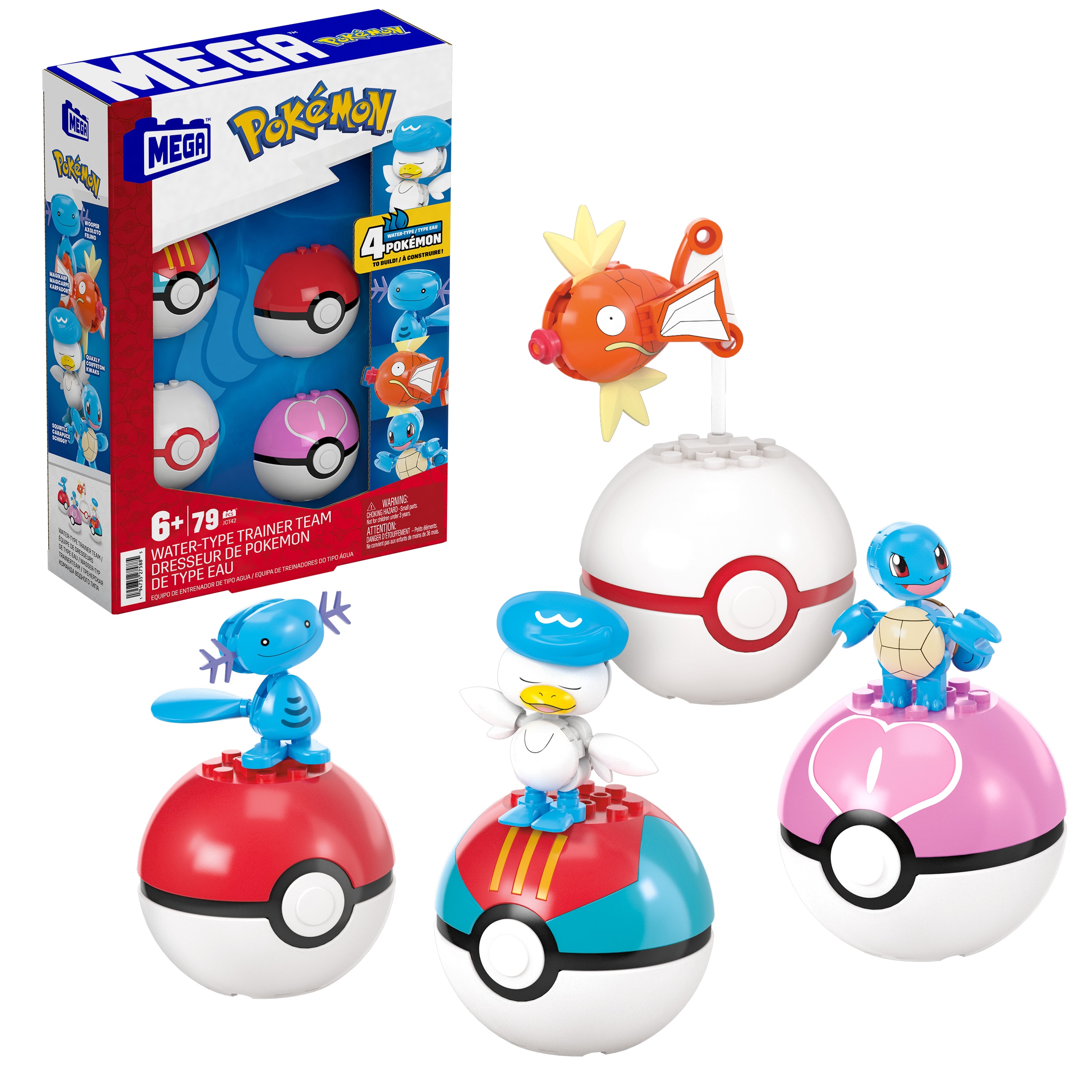 Pokemon Zestaw Drużyna trenerów typu wodnego (JCT42)