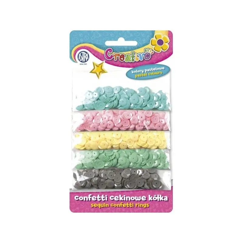 2x Confetti Flitry MIX 5KOL. Pastel 335116005