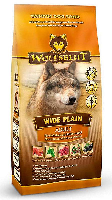 Levně Wolfsblut Dog 2 kg Wide Plain od koně batáty