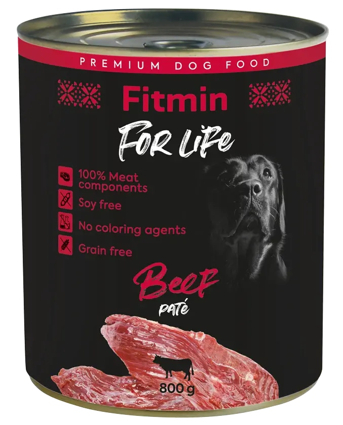 Levně Fitmin Dog For Life Konzerva hovězí 800 g