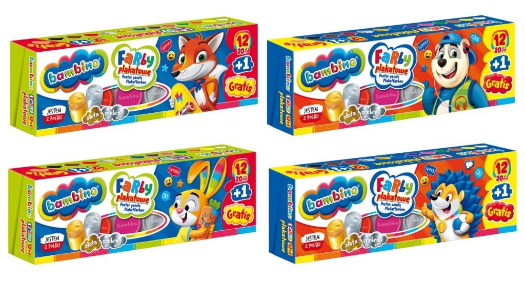 farbki plakatowe 12+1kol.  BAMBINO | 1581 — 15