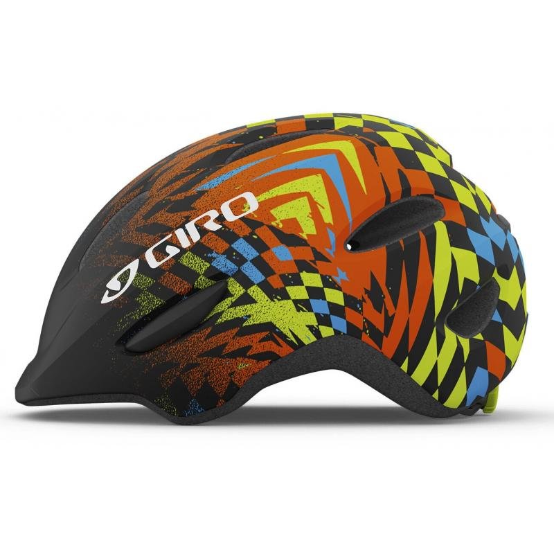 Kask dziecięcy Giro Scamp matte black check fade S 49-53 cm