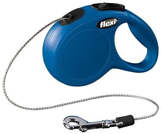 FLEXI New Classic S Smycz 8m Niebieska Dla Psów Do 12kg — miniatura 11