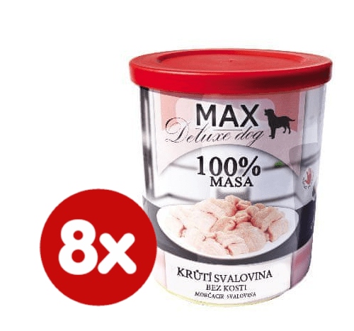Levně Falco Max deluxe krůtí svalovina bez kosti 8x800 g