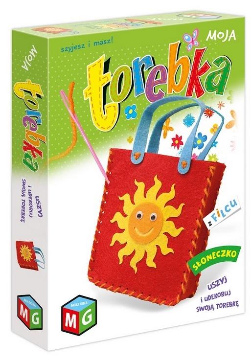 ZESTAW KREATYWNY FILCOWA TOREBKA SŁOŃCE MULTIGRA