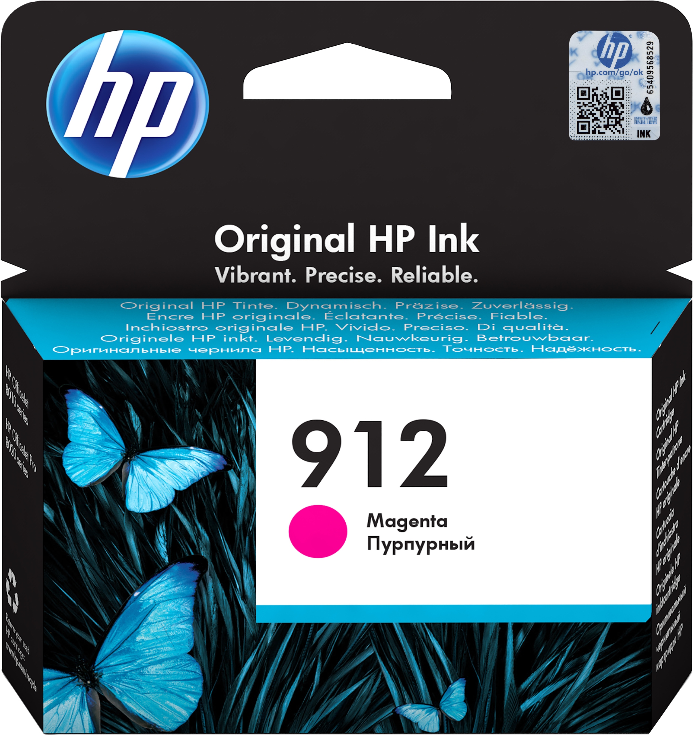 Tusz Hp 912 3YL78AE czerwony (purpurowy)