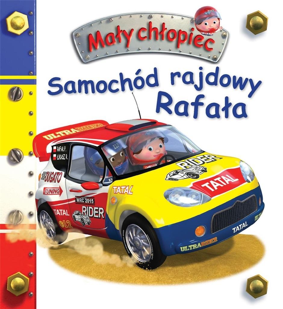 

Samochód rajdowy Rafała. Mały chłopiec